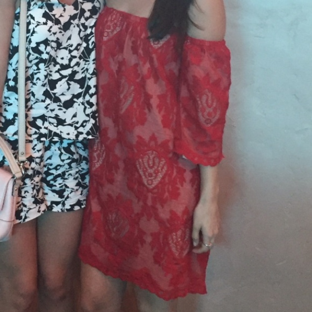 Off the shoulder dress